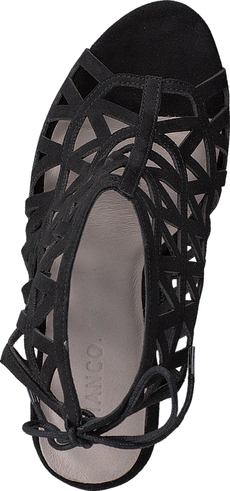 Bianco - Cutout Stiletto Sandal JJA16 Black