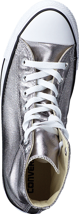Converse - All Star Metallics-Hi Gunmetal/White/Black
