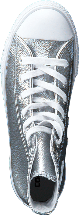 Converse - All Star Metallic-Hi Pure Silver/White/White