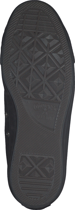 Converse - All Star Shearling Leather-Hi Black/Black/Black