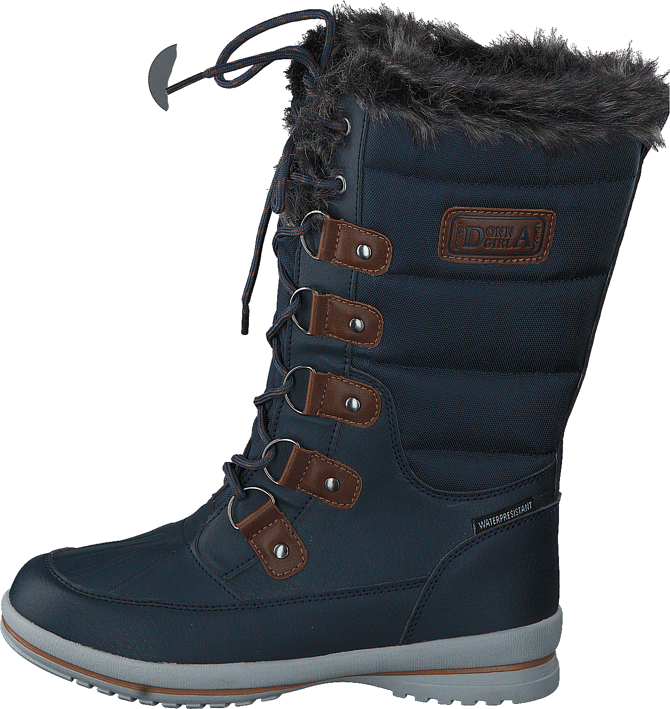 21433 Navy Navy, Female, Buty, Kozaki i Niskie botki, Buty zimowe, Niebieski, EU 39