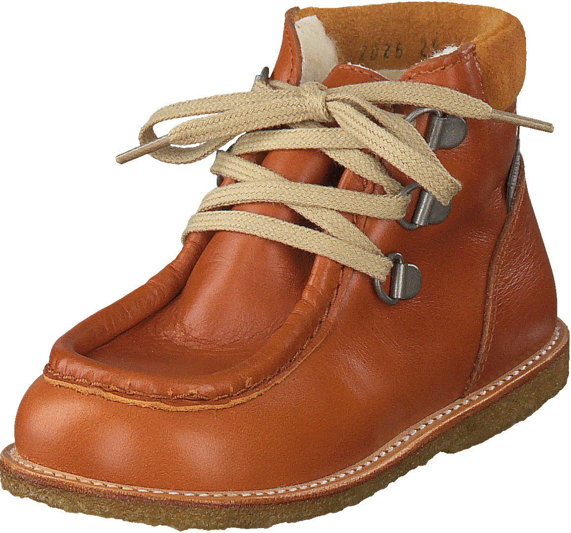 First Tex boot with lace Cognac/Curry