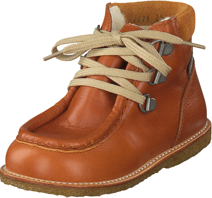 Angulus - First Tex boot with lace Cognac/Curry