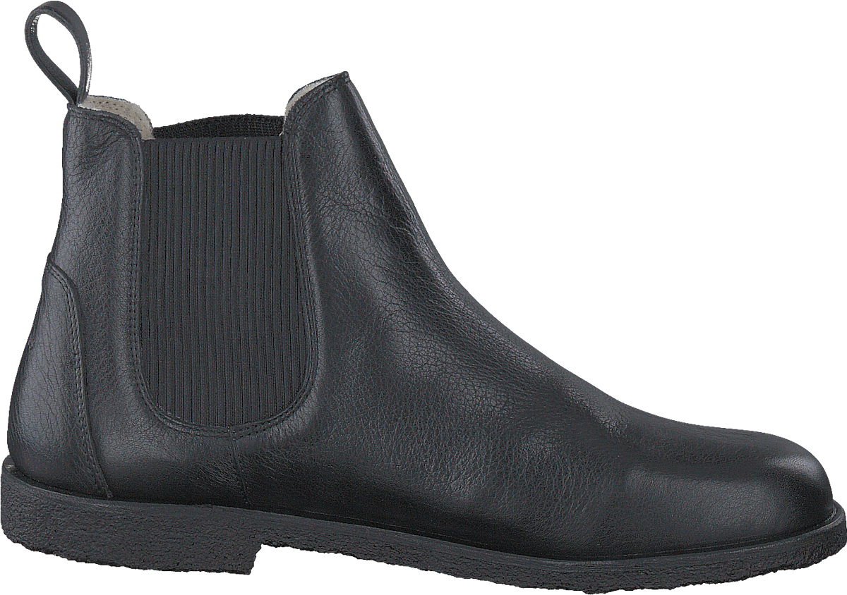 Chelsea boot with wool lining Black/Black