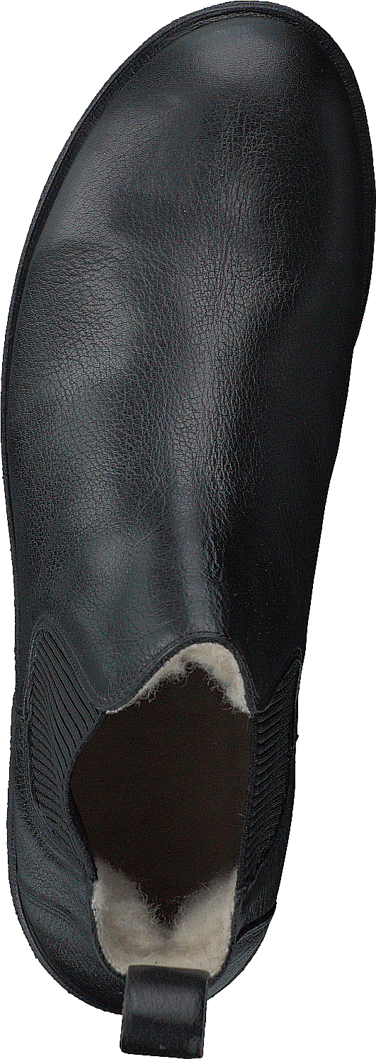 Chelsea boot with wool lining Black/Black - Bild 6