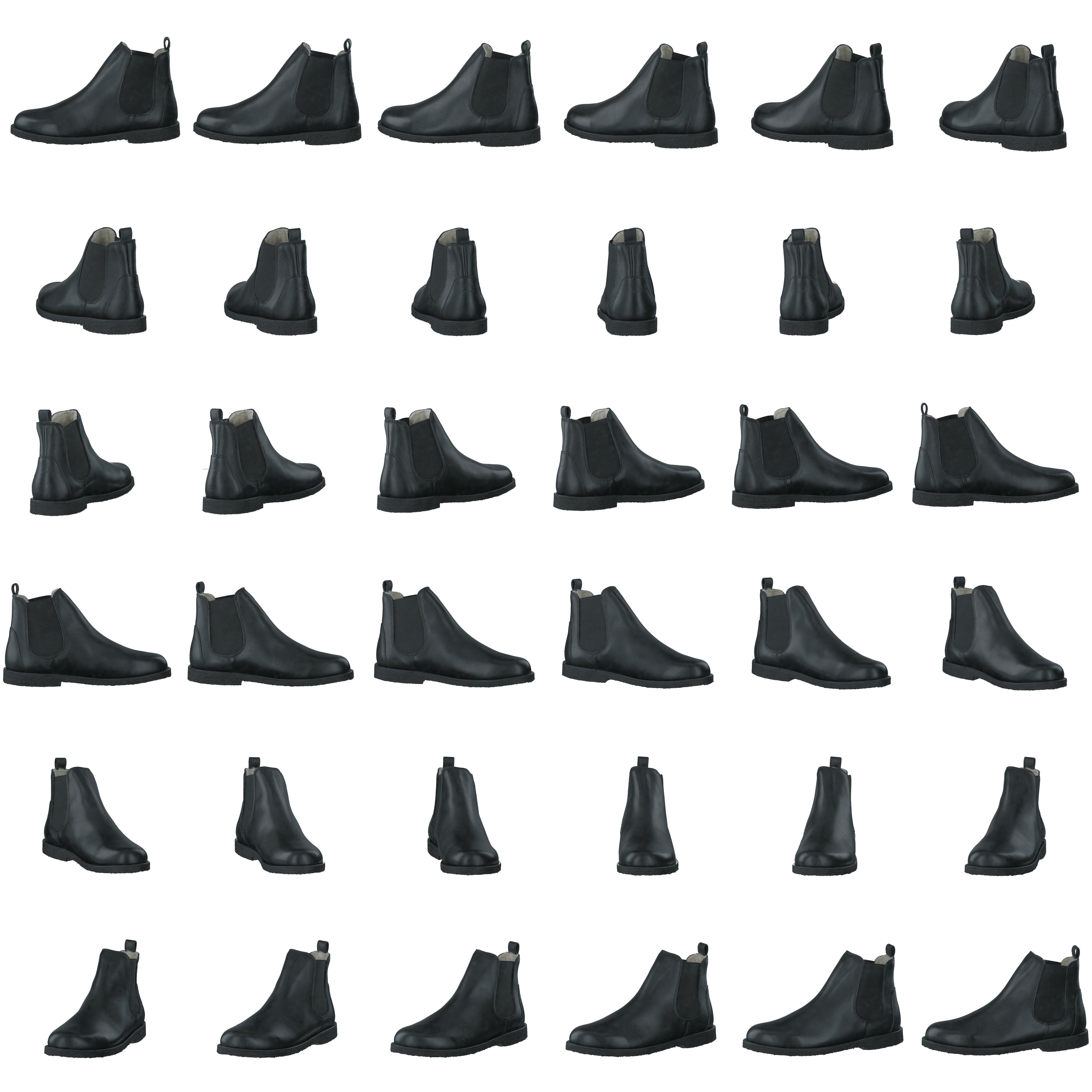 Chelsea boot with wool lining Black/Black - Bild 8
