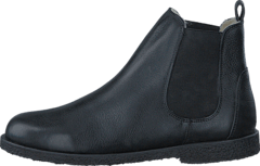 Angulus - Chelsea boot with wool lining Black/Black