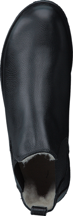 Angulus - Chelsea boot with wool lining Black/Black