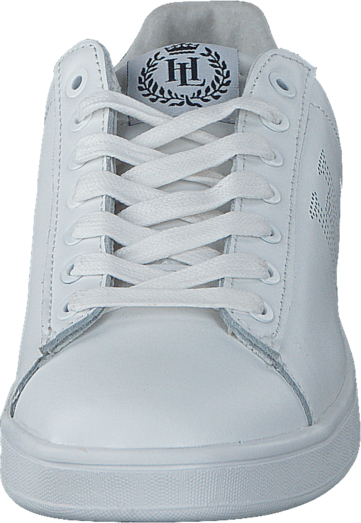 Lace Trainer White/Navy