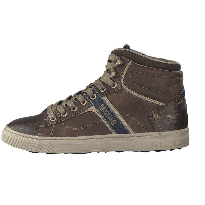 Online High Sko 4108502 Kjøp Sportsko Og Sneakers Men's Mustang Top Sneaker Brown Brune tztZq