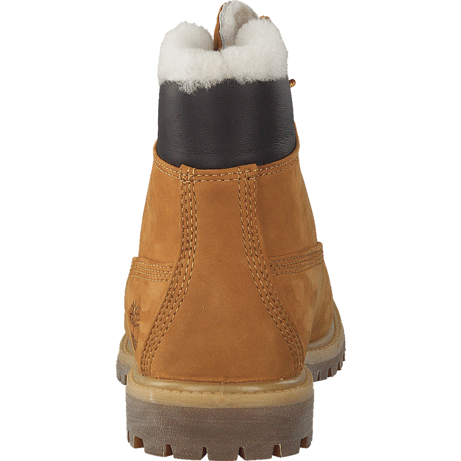6 Inch Premium Shearling Lined Wheat Nubuck - Bild 5