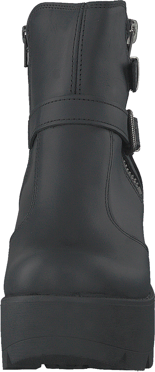 5074 Platform Boot Black Old Silver