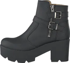 Johnny Bulls - 5074 Platform Boot Black Old Silver