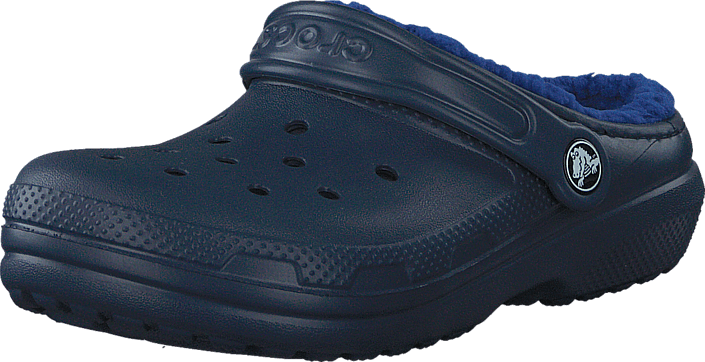 Crocs - Classic Lined Clog K Navy/Cerulean Blue