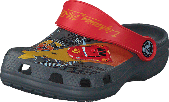 Crocs - Classic McQueen Clog K Charcoal/True Red