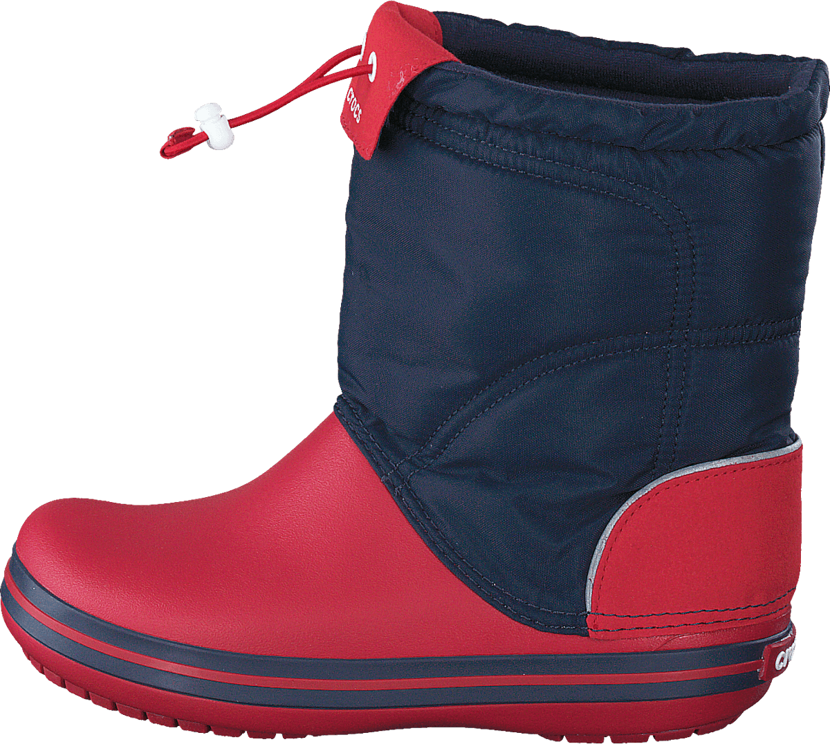 Crocband LodgePoint Boot K Navy/Red