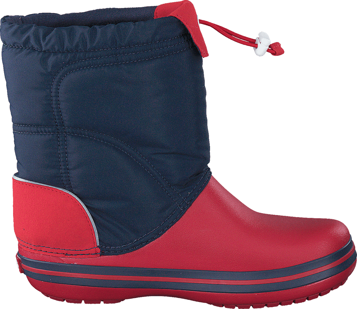 Crocband LodgePoint Boot K Navy/Red