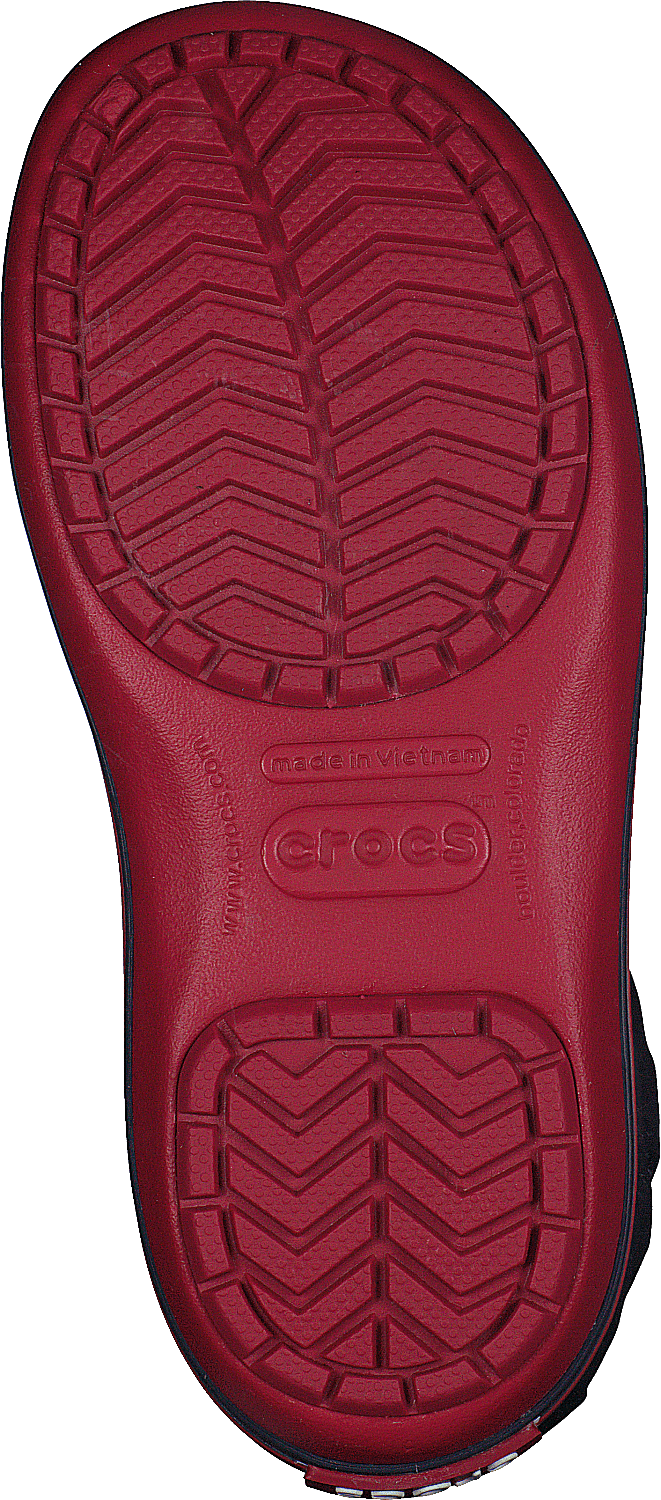 Crocband LodgePoint Boot K Navy/Red