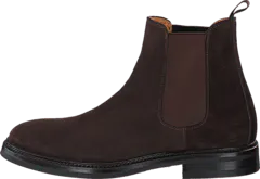 Oscar Jacobson - Prescott Dark Brown Suede