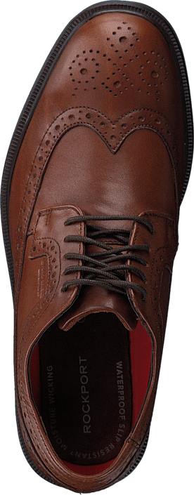 Rockport - Essential Details Ii Wingtip Tan Antique Lea