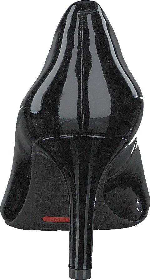 Total Motion  75Mm Pointy Pump Black Patent