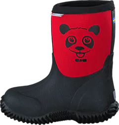 Vincent - Panda Neoprene Rasberry Red