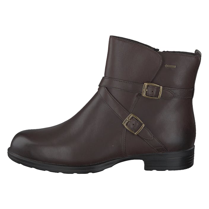 CheshuntBe GTX Dark Brown Leather, Female, Topánky, Členkové topánky, chelsea boots, Hnedá/Šedá, EU 40