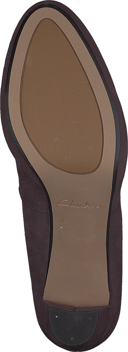 Clarks - Kendra Sienna Auburgine Suede