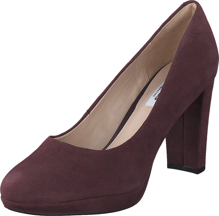 Clarks - Kendra Sienna Auburgine Suede