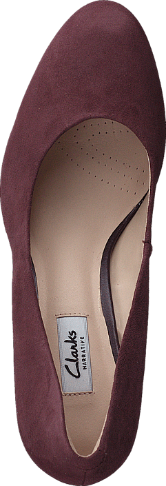 Clarks - Kendra Sienna Auburgine Suede