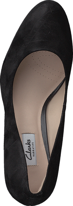 clarks kendra sienna black suede
