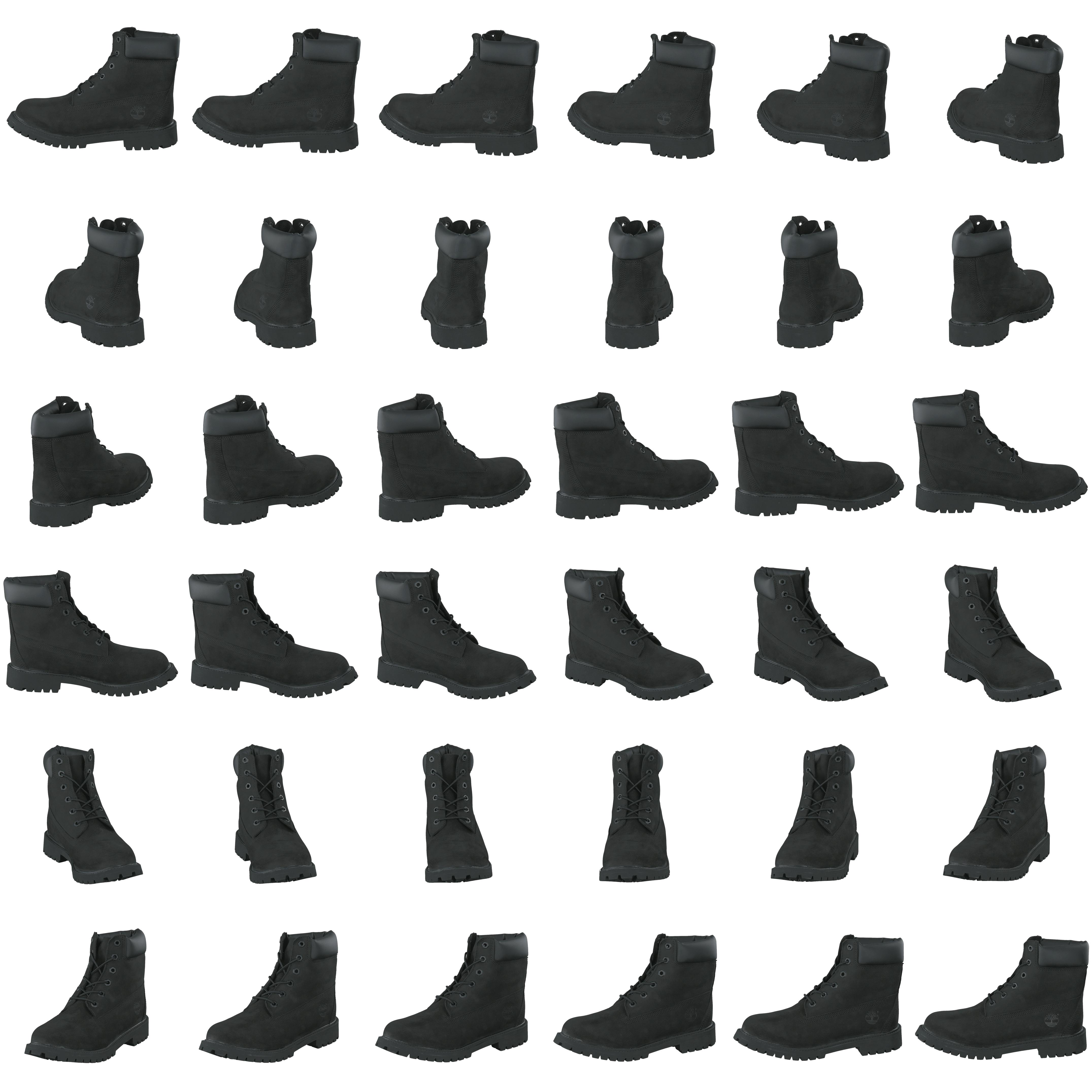 6 Inch Premium Waterproof Black Nubuck Mono Shoes for every