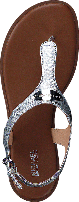 MICHAEL Michael Kors - MK Plate Thong 040 Silver