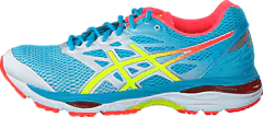 Asics - Gel Cumulus 18 White / Safety Yellow / Blue