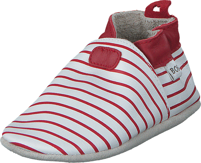 Bobux - Stripes White/Red