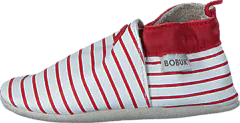 Bobux - Stripes White/Red