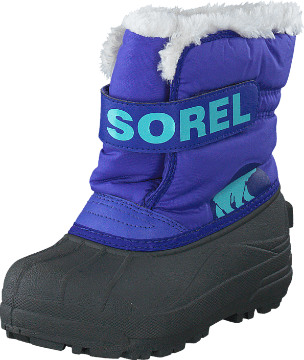 Sorel - Childrens Snow Commander Purple Lotus, Clear Blue