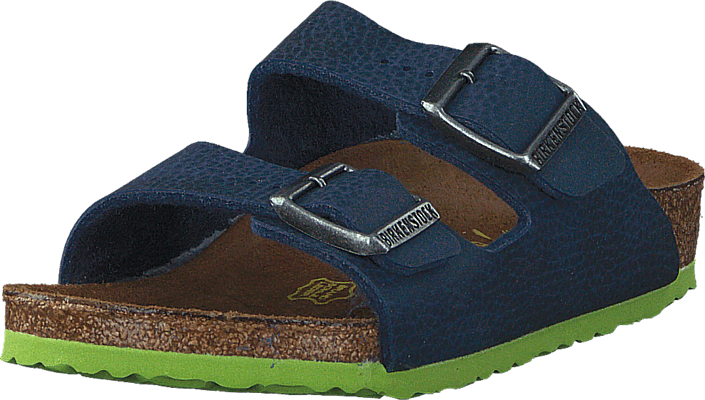 Birkenstock - Arizona Kids Nebula Blue/Lime