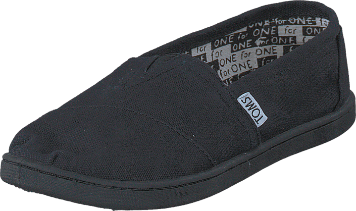 Toms - Black Canvas Yt Clsc Alprg Black
