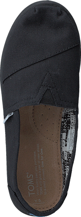 Toms - Black Canvas Yt Clsc Alprg Black