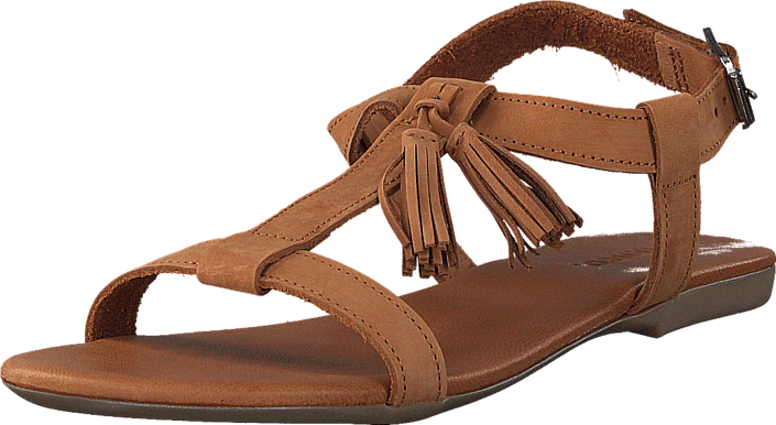 Bianco - T-Bar Sandal 24 Cognac