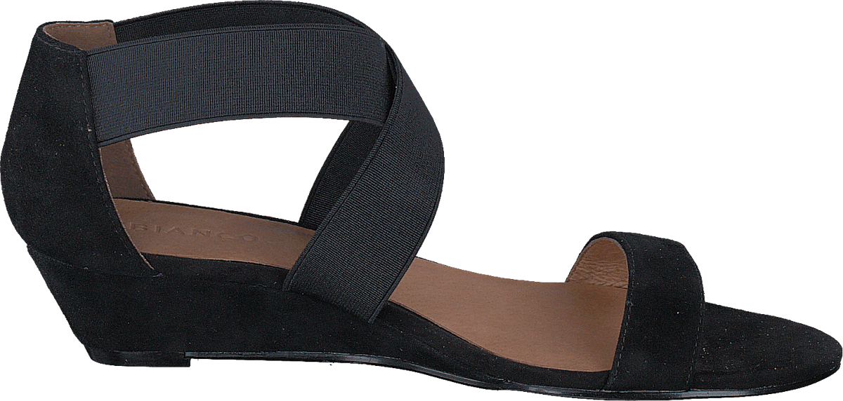 Suede Elastic Sandal AMJ17 10 Black