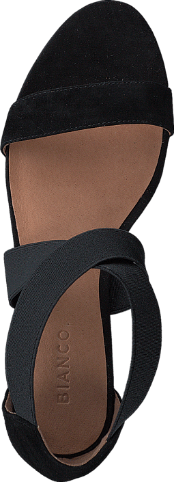 Bianco - Suede Elastic Sandal AMJ17 10 Black
