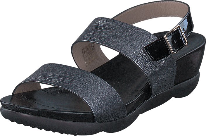 Wonders - B-6607 Zincato Negro/Charol Negro