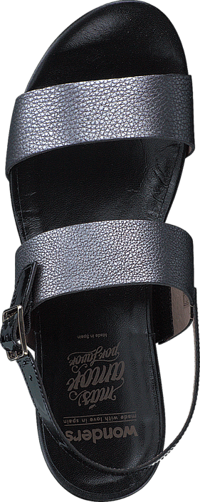 Wonders - B-6607 Zincato Negro/Charol Negro