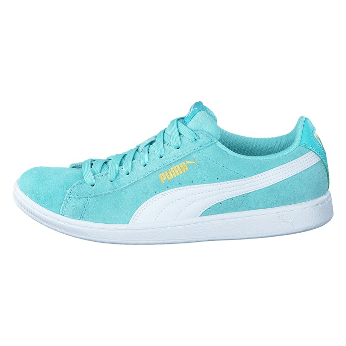Vikky Sfoam 014 Blue, Female, Sko, Sneakers, sportssko, Grå/Turkis, EU 36