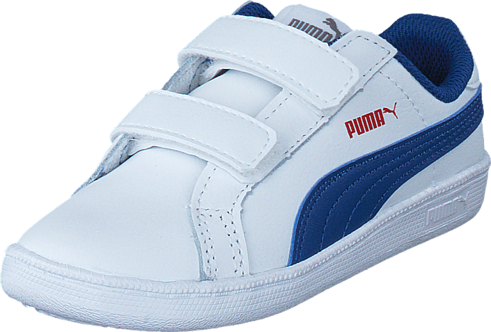 Puma - Smash Fun L V Kids 012 Wht/Blue