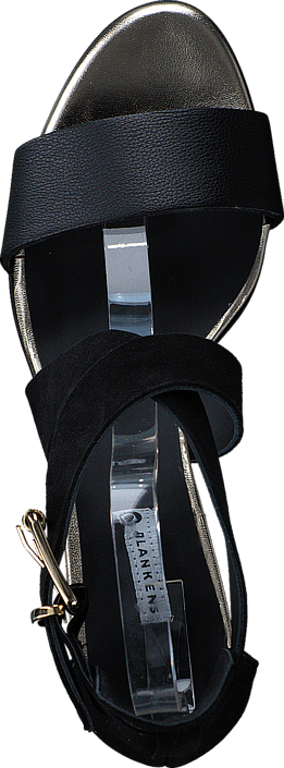 Blankens - The Susan Black Suede/Gold Leather