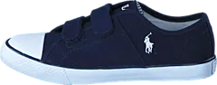 Ralph Lauren Junior - Dyland EZ Navy Canvas w/ White PP