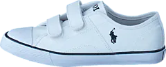 Ralph Lauren Junior - Dyland EZ White Canvas w/ Navy PP